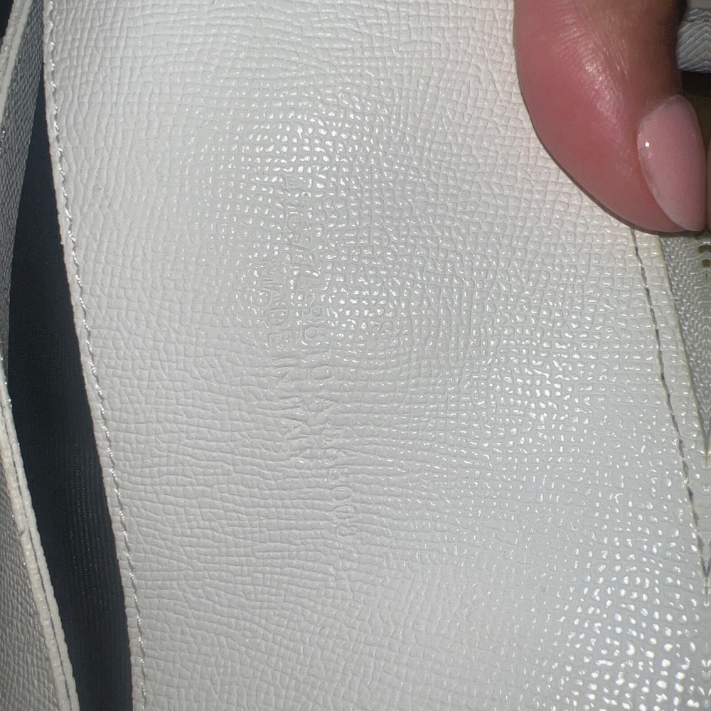BALENCIAGA • White Leather Small Ville Bag - Picture 15 of 16